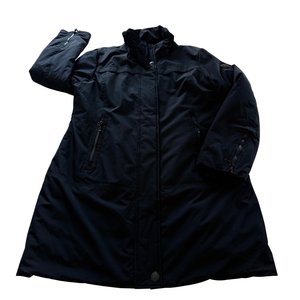 Noize Parka Jacket Womens XL Black Quilted Longline Insulated Winter Coat